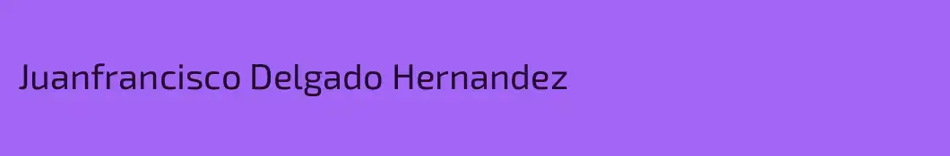 Juanfrancisco Delgado Hernandez